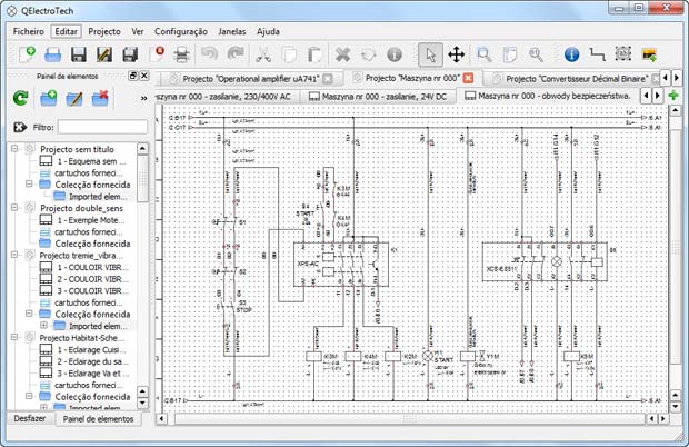 Diagrama Funcional - QElectrotech