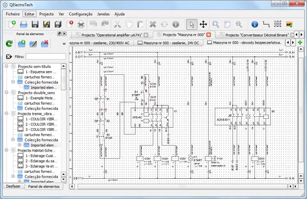 Diagrama Funcional - QElectrotech