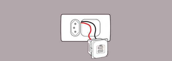 tomada usb