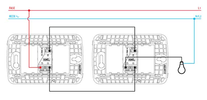 como instalar interruptor paralelo - three way 4