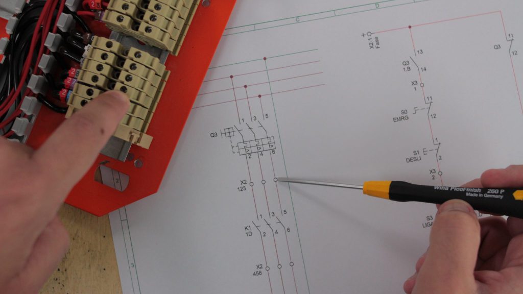 borne em diagrama