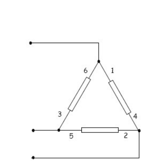 fechamento das bobinas em triângulo