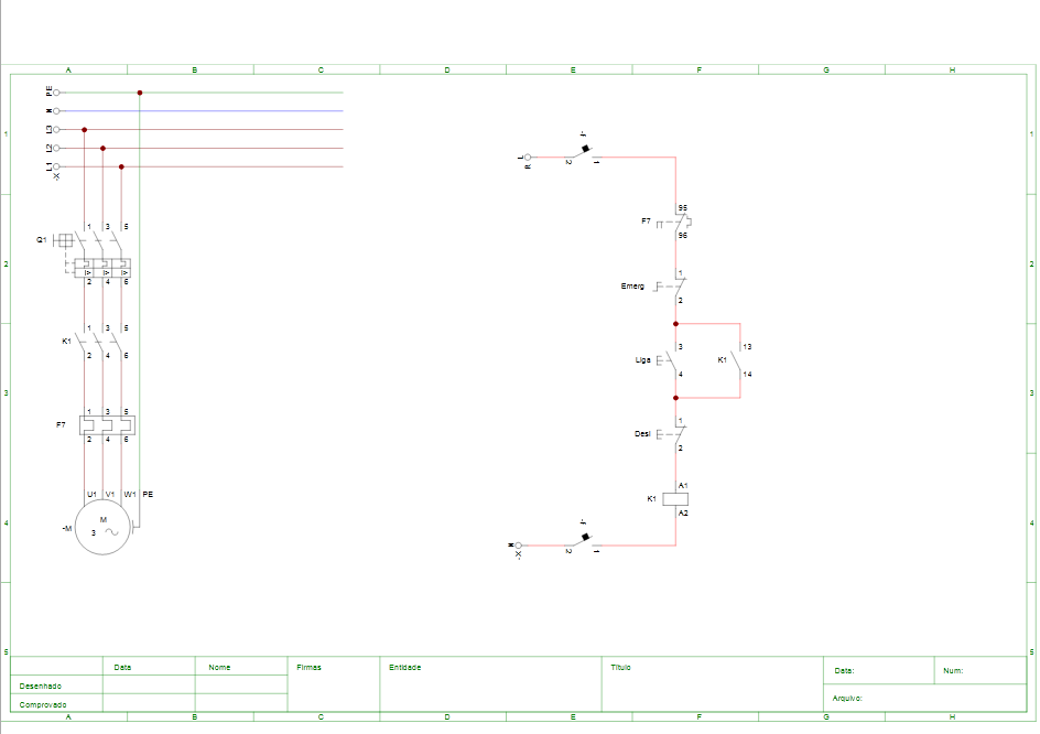 Visualização final impressão