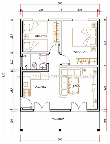 Projetos Elétricos Residenciais - planta_baixa