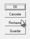 botões de controle