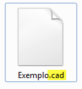 extensão do arquivo do cade simu