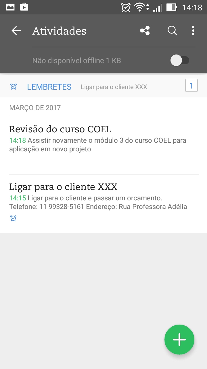 aplicativo de produtividade