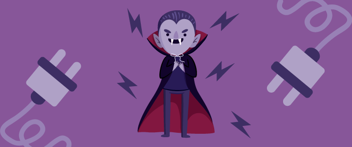 conta de energia elétrica:vampiros de energia elétrica