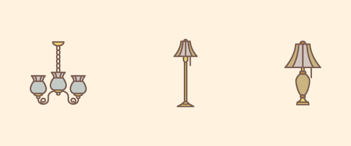 lampadas antigas