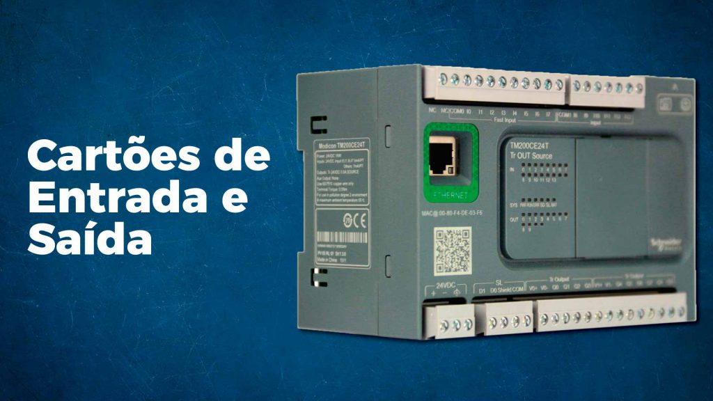 Cartão de Entrada e Saída do CLP