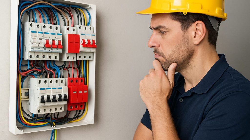 erros comuns em comandos elétricos
