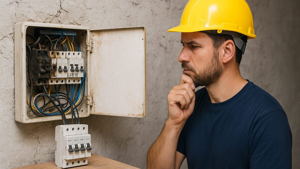 erros comuns em comandos elétricos