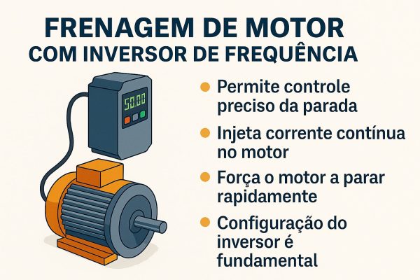 frenagem de motor com inversor de frequência