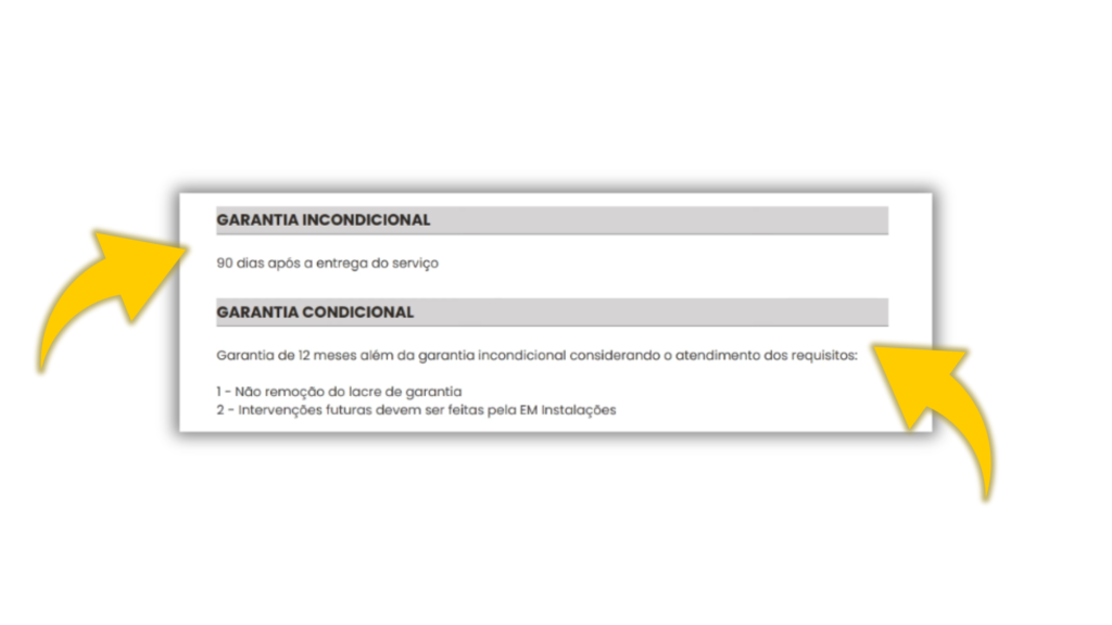garantia condicional e incondicional - 7 passos do orçamento incontestável