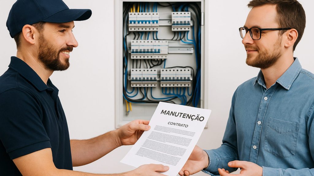 contrato de manutenção para eletricistas