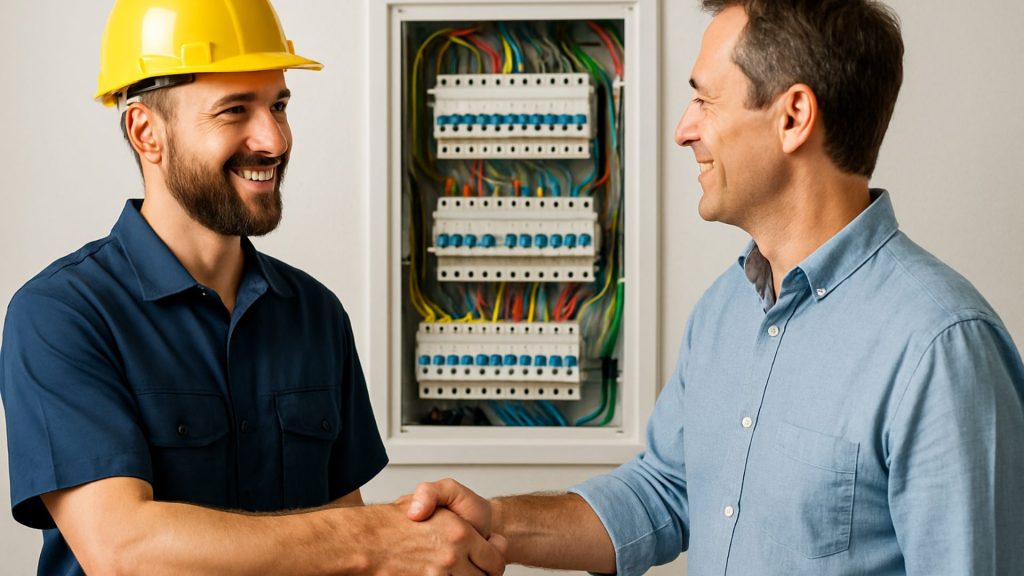 contrato de manutenção para eletricistas