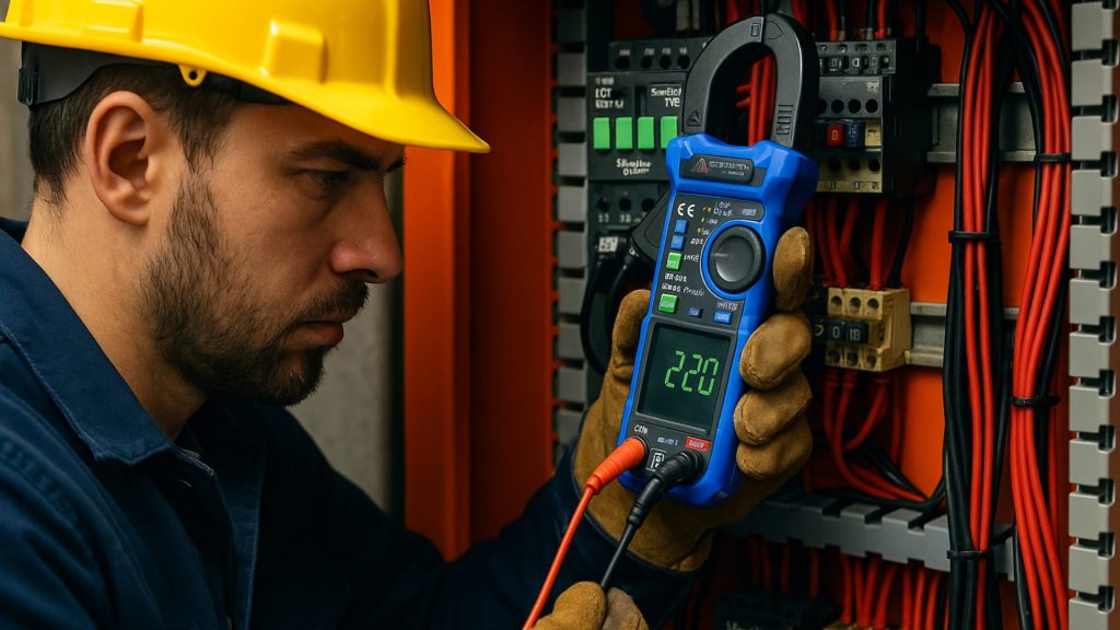 Como usar alicate amperímetro