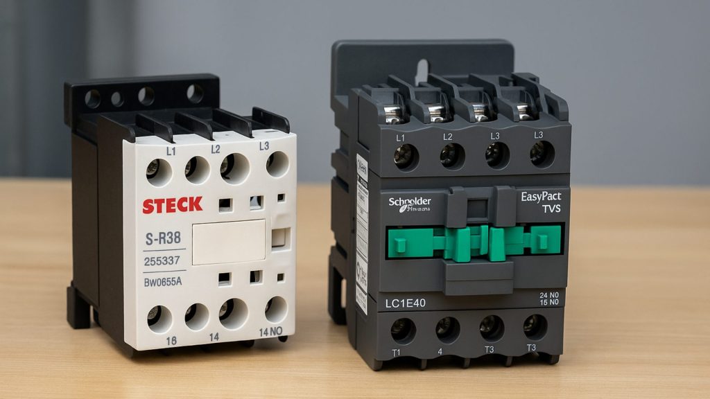 como funciona o contator