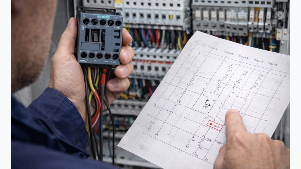 Referência Cruzada em Diagrama Elétrico