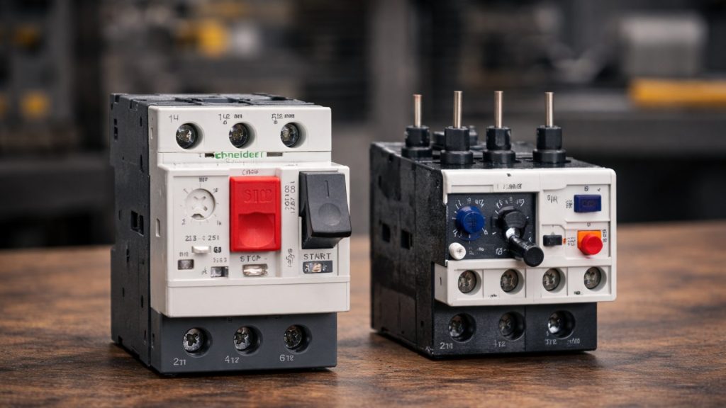 Relé Térmico e Disjuntor Motor