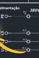 régua de bornes em painéis elétricos